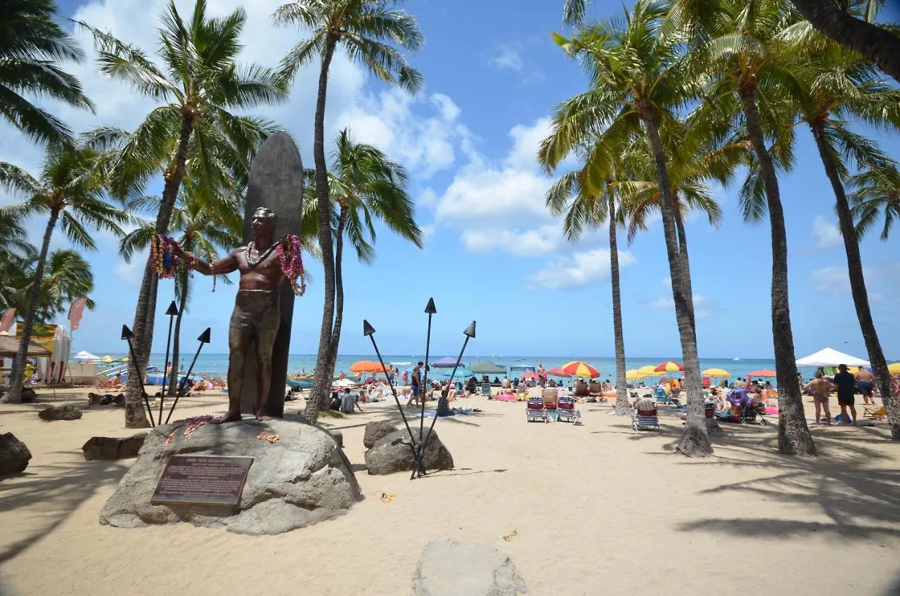 شقة Aloha Surf 1205 Two Beds, Pool, Walk To Waikiki Beach! هونولولو الولايات المتحدة الأمريكية